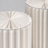 Ensemble de supports pliants pour table à desserts, présentoir à gâteaux blanc, fournitures de décoration pour mariages et événements