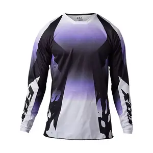 Mujer Downhill Jerseys manga corta MTB bicicleta camisas Offroad DH motocicleta Jersey Motocross deporte ropa