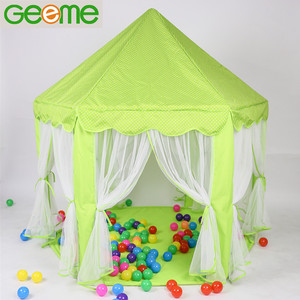 Carpa de Juego Infantil Tipo Castillo Hexagonal, Económica, para Interiores y Exteriores, con Tela de Poliéster 190T, Postes de PVC, Sin Cuerda Elástica - Product Image 5