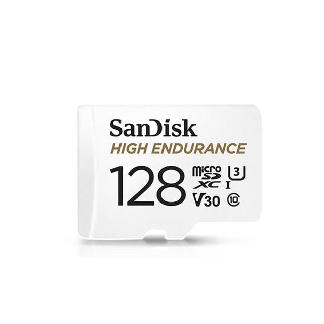 SANDISK High Endurance Video MicroSDXC Card with Adapter for Dash Cam and Home Monitoring Systems C10 U3 V30 4K UHD MicroSD Card
