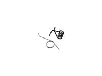 Ressort de torsion personnalisé en acier au carbone Lisheng, ressort de torsion rotatif à angle de bras différent pour mécanisme de réinitialisation de clip de verrouillage