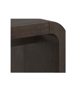 Mesa Auxiliar de Madera Maciza de Diseño con Acabado en Nogal Danés, Mesa Auxiliar de Madera de Lujo para Sala de Estar, Dormitorio, Hotel, Oficina - Product Image 4