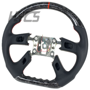 Accesorios Interiores para Automóviles, Volante Personalizado de Fibra de Carbono Forjada para Chevrolet Silverado GMC <span class=keywords><strong>Hummer</strong></span> H2 2003-2007 - Product Image 2