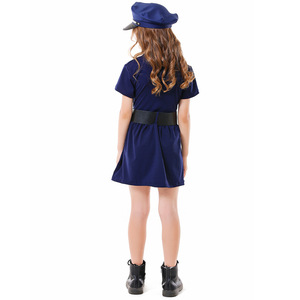 2024 Halloween mujeres policía vestido fiesta <span class=keywords><strong>soldado</strong></span> bombero uniforme carnaval carrera día actuación niños policía disfraces - Product Image 5