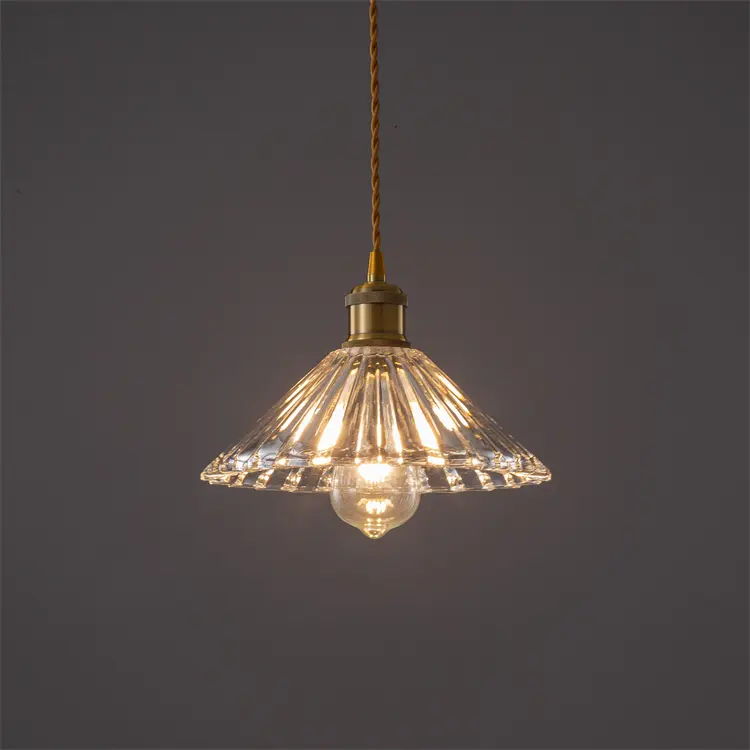 Transparant Glas Lampenkap Met Familie Decoratie Edison Lamp Hanger