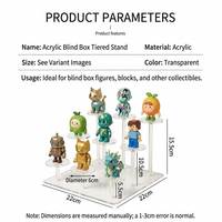 Présentoir de Comptoir en Acrylique Transparent à 3 Niveaux, Assemblé par Vis, pour Collection et Vente au Détail/En Gros