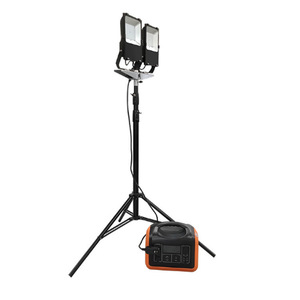 Lampe de travail rechargeable pour le levage et le déplacement, 260W LED, portable, pour utilisation en extérieur - Product Image 5