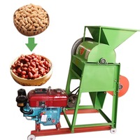 Offre Spéciale agricole petite récolte automatique maïs maïs arachide éplucheur décortiqueur batteuse Diesel arachide éplucheur