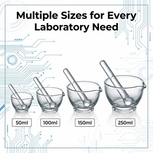 Juego <span class=keywords><strong>de</strong></span> <span class=keywords><strong>Mortero</strong></span> y Pilón <span class=keywords><strong>de</strong></span> Vidrio Borosilicato 3.3 Transparente para <span class=keywords><strong>Laboratorio</strong></span> <span class=keywords><strong>de</strong></span> Química, Herramienta <span class=keywords><strong>de</strong></span> Molienda <span class=keywords><strong>con</strong></span> Boquilla, Cristalería <span class=keywords><strong>de</strong></span> <span class=keywords><strong>Laboratorio</strong></span> - Product Image 6