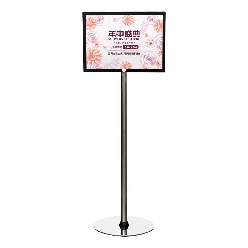 Exhibition hall display stand core acrylic display stand column retractable creative poster board bracket display stand Pamphlet