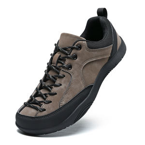 Chaussures personnalisées à bout large, forme naturelle du <span class=keywords><strong>pied</strong></span>, baskets de randonnée et d'entraînement en plein air, légères, décontractées, à semelle plate, style pieds nus, en daim - Product Image 1