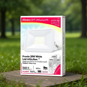 Proiettore LED Pronto 20W Bianco Ultra Sottile per Uso Esterno e Interno - Product Image 3