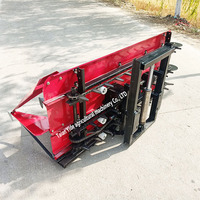 Mini tracteur agricole avec mini moissonneuse-batteuse prend en charge la paille de maïs de sorgho et les composants de base de la boîte de vitesses de récolte de colza