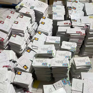 Ensemble de peinture sur toile personnalisable pour enfants, cadre en MDF de style dessin animé de 3 mm d'épaisseur, impression UV pré-imprimée, design gratuit, taille mini - Product Image 1