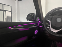 Kit d'éclairage d'ambiance F15 pour BMW X5 F15 2014-2018 : Anneau lumineux pour haut-parleur, cache de tweeter de porte, bande LED d'ambiance