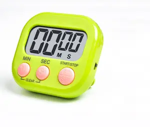 Multifunktionaler Creative One Hour Plastik-Magnet-Digital-Küchen-Timer Küchen-Countdown-Timer Digitaler Großbildschirm-Timer