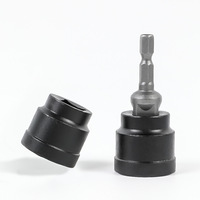 Clé à douille de cric en acier au carbone épaissi à tige lisse, adaptateur rapide pour perceuse à croix, outils à main, douille de cric pour VR