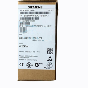 Nuevo Controlador Lógico Programable (PLC) Original <span class=keywords><strong>6SE6440</strong></span>-<span class=keywords><strong>2UC12</strong></span>--<span class=keywords><strong>5AA1</strong></span> 440 para Automatización Industrial - Product Image 1