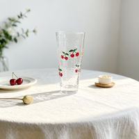 Ensemble de verres carrés uniques style marteau à eau, à fond épais, de qualité supérieure pour restaurant, pour jus