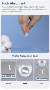 لفائف قطنية طبية للأسنان بحجم مخصص، غير معقمة، معتمدة من CE، مستلزمات طب الأسنان، أدوات جراحية يمكن التخلص منها - Product Image 2
