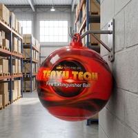 Boule extinctrice de 2,8 kg, poudre sèche ABC, boule anti-incendie automatique, classe A B C E F, suppression d'incendie de 6 m³ pour la maison, le bureau, la voiture