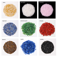 Prix de gros 5-8 mm Gravier de cristal naturel, Cristal de quartz clair, Copeaux de quartz rose pour artisanat et décoration