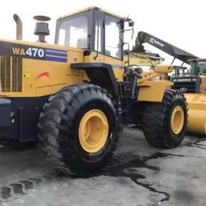 Máquina de construcción popular Maquinaria usada KOMATSU WA470 Cargador de ruedas Komatsu WA470 usado Cargador de ruedas usado a la venta - Product Image 5