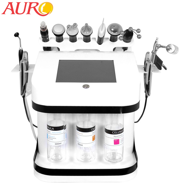 Auro Hidra Beauty Facial Machine Aqua Peeling Facial Machine H2o2 Oxygen Jet Hydro Microdermabrasion Facial Machine