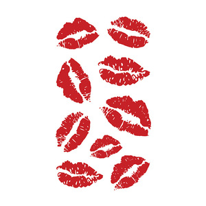 Bestseller Transfrontaliero: Adesivi per Tatuaggi Labbra a Forma di Cuore per San Valentino, Tatuaggi Temporanei per Coppie per il Festival Qixi - Product Image 5