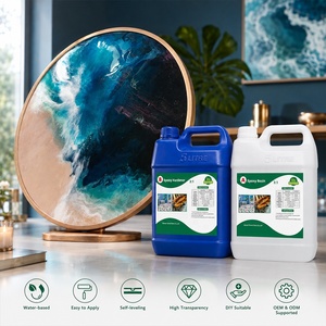 Kit de résine époxy liquide transparente résistante à la chaleur à prix de gros pour moulage et revêtement de comptoirs de bar - Product Image 1