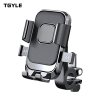 Support de téléphone universel pour moto à verrouillage en un clic 360° °   Support de smartphone rotatif anti-vibrations et antichoc pour guidon de navigation