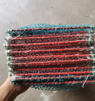 Livraison Rapide, Meilleures Ventes : Nasse Pliable en Nylon à Nœud Unique, Modèle Dragon Bubu pour Crevettes, Maille de 5mm, Vert/Blanc, 4kg, 10m