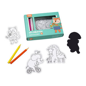 Giocattoli Magnetici Educativi Fai-da-Te per Bambini, Adesivi Riutilizzabili e Colorabili per Frigorifero e Apprendimento, Attività di Disegno Sicura per Età 2-14 - Product Image 3