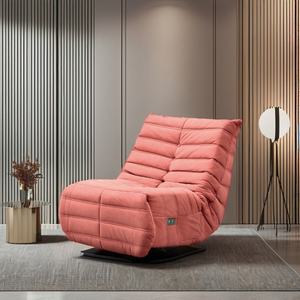 Hot <b>Sale</b> Modern Fabric Metal Frame Electric Adjustable Power Recliner Sofa <b>Chair</b> with Rock and <b>Swivel</b> Functions - Product Image 2