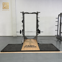Plataforma de Madera Sólida de Caucho para Levantamiento de Pesas ZY, Equipo de Gimnasio Comercial, Plataforma para Sentadillas de Alta Resistencia, Fabricante OEM ODM