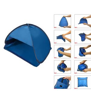Tente de plage miniature légère avec logo personnalisé, protection UV, abri solaire pour la tête/le visage, idéale pour le camping en plein air - Product Image 2
