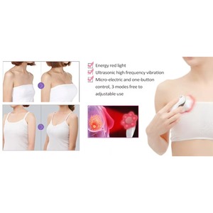 Appareil de massage électrique sans fil chauffant et vibrant pour le raffermissement et l'agrandissement des <span class=keywords><strong>seins</strong></span>, mini masseur mammaire électrique - Product Image 6