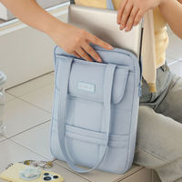 Sac pour ordinateur portable 2-en-1 double usage 13 - 14 pouces - Bandoulière et housse de protection intérieure pour MacBook, iPad