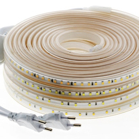 Toptan fabrika led şerit 3 yıl garanti IP68 su geçirmez 110v 220V 60leds 120leds 180leds 2835/5050 LED şerit ışık