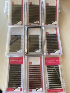 Extensiones de Pestañas Semi-Artísticas Mega Volumen 0.03 0.05, Bandeja de Pestañas Negra Mate, Veganas, Libres de Crueldad Animal, Aesphylash - Product Image 3