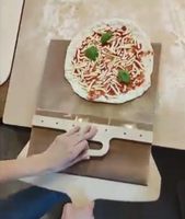 Pelle à pizza coulissante transfère parfaitement Pala Pizza Scorrevole Pelle à pizza avec poignée