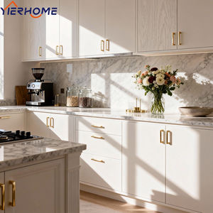 Ensemble de meubles de cuisine et de salle de bain sur mesure, système d'armoires en bois moderne avec rangement intelligent - Product Image 3