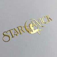 Autocollants personnalisés pour lunettes de soleil, mini lettres adhésives argentées et dorées, symbole de lunettes, autocollant décoratif en nickel