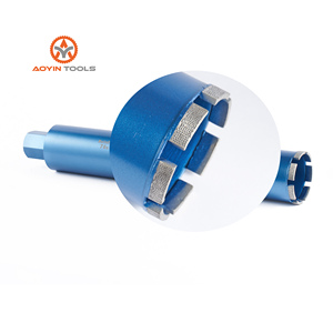 Chuyên nghiệp lớp 82 Mét Laser hàn kim cương lõi khoan bit cho bê tông cốt thép gạch cứng công cụ khoan đá tùy chỉnh OEM - Product Image 2