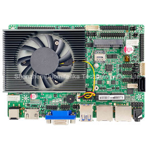 Carte mère industrielle tout-en-un de 3,5 pouces avec 32 GPIO 6COM 1LPT pour ordinateur portable I5 5300U 5200U 5287U, canal de mémoire unique, industrielle - Product Image 1