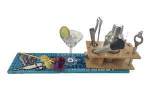 Tapis de bar antidérapant en PVC long avec logo personnalisé, résistant à l'eau, anti-débordement et résistant à la chaleur, pour protection de comptoir de service - Product Image 5