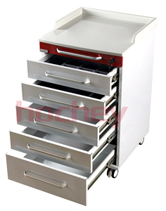 Mueble Médico HOCHEY para Hospital, Gabinete Móvil de 5 Cajones para Clínica Dental con Ruedas MT-Y003B, Gabinete para Clínica Dental MT-Y003B - Product Image 2