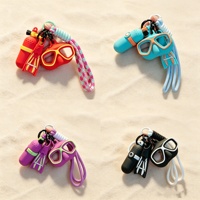 Cadeau pour les amateurs de plongée, décoration de sac, pendentif sportif, porte-clés en silicone, mini-plongée, mini-masque, mini-bouteille d'oxygène, équipement de plongée, porte-clés