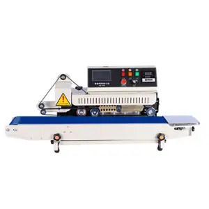 Industriële Doorlopende Band Sealer Machine Band Sealer Met Inkjet Printer Band Sealer Koffie Tas