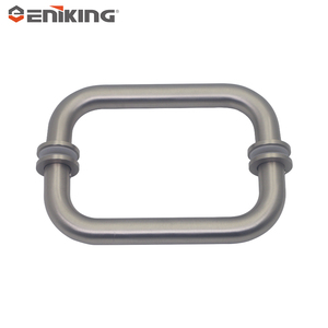 Mỹ phong cách phòng tắm chải <span class=keywords><strong>Nickel</strong></span> 6 inch trở lại trở lại trượt tắm kính kéo cửa xử lý - Product Image 5